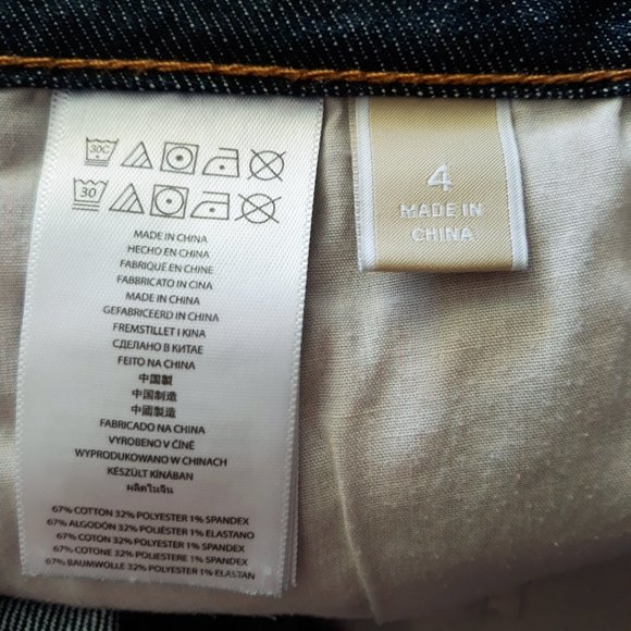 Michael Kors Boot Cut Dark Wash Low Rise Jeans Sz4 - Picture 10 of 11